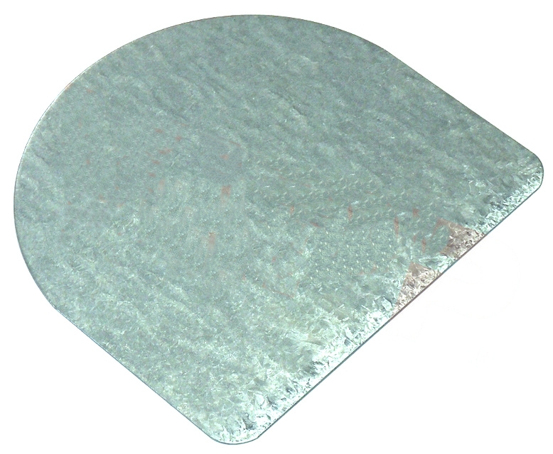 Podložka pod omezení rychlosti pr. 200 mm, pozink. plech 0,8 mm č.1