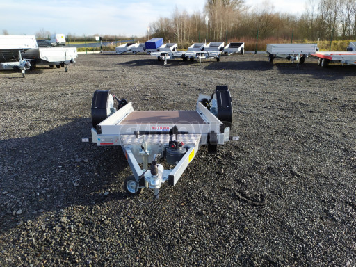 Jednoosý nebrzděný hydraulicky sklopný přívěs HS 750kg N1 2,46x1,26/0,10 ruč* č.11