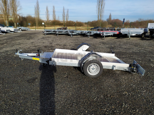 Jednoosý nebrzděný hydraulicky sklopný přívěs HS 750kg N1 2,46x1,26/0,10 ruč* č.13