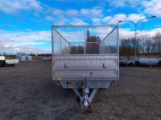 Univerzální skladový třístranný sklápěč  PHT 3,5T 4,18x2,10/1,70 GITTER, nástavba