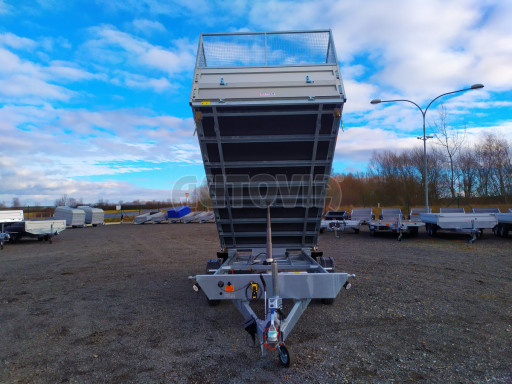 Univerzální skladový třístranný sklápěč  PHT 3,5T 4,18x2,10/1,70 GITTER, nástavba