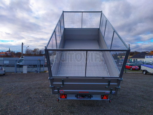 Univerzální skladový třístranný sklápěč  PHT 3,5T 4,18x2,10/1,70 GITTER, nástavba