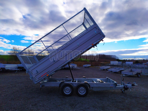 Univerzální skladový třístranný sklápěč  PHT 3,5T 4,18x2,10/1,70 GITTER, nástavba