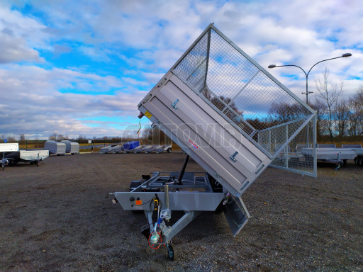 Univerzální skladový třístranný sklápěč  PHT 3,5T 4,18x2,10/1,70 GITTER, nástavba