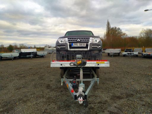 Plato pro převoz velkých vozidel JMB 3,5T B3 5,50x2,09 ALU kola č.48