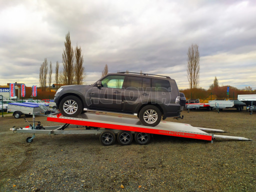 Plato pro převoz velkých vozidel JMB 3,5T B3 5,50x2,09 ALU kola č.46