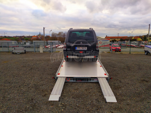 Plato pro převoz velkých vozidel JMB 3,5T B3 5,50x2,09 ALU kola č.51