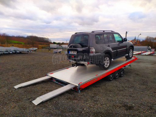 Plato pro převoz velkých vozidel JMB 3,5T B3 5,50x2,09 ALU kola č.52
