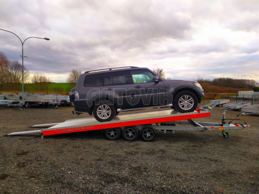 Plato pro převoz velkých vozidel JMB 3,5T B3 5,50x2,09 ALU kola č.53