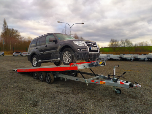 Plato pro převoz velkých vozidel JMB 3,5T B3 5,50x2,09 ALU kola č.54