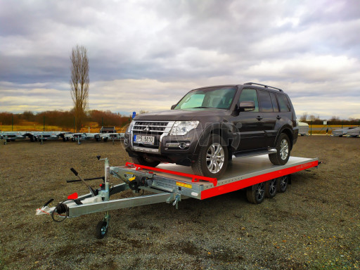 Plato pro převoz velkých vozidel JMB 3,5T B3 5,50x2,09 ALU kola č.56