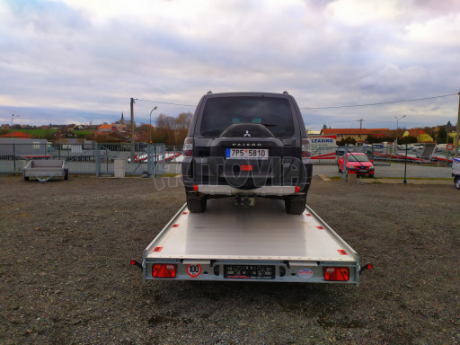 Plato pro převoz velkých vozidel JMB 3,5T B3 5,50x2,09 ALU kola č.59