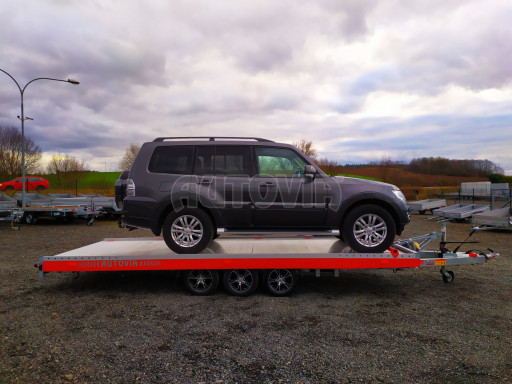 Plato pro převoz velkých vozidel JMB 3,5T B3 5,50x2,09 ALU kola č.61