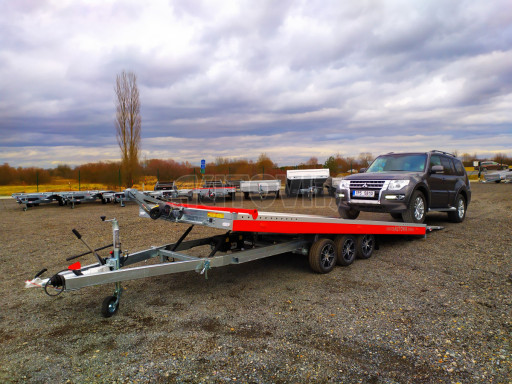 Plato pro převoz velkých vozidel JMB 3,5T B3 5,50x2,09 ALU kola č.63