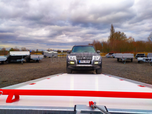 Plato pro převoz velkých vozidel JMB 3,5T B3 5,50x2,09 ALU kola č.64