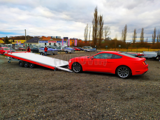 Plato pro převoz velkých vozidel JMB 3,5T B3 5,50x2,09 ALU kola č.70