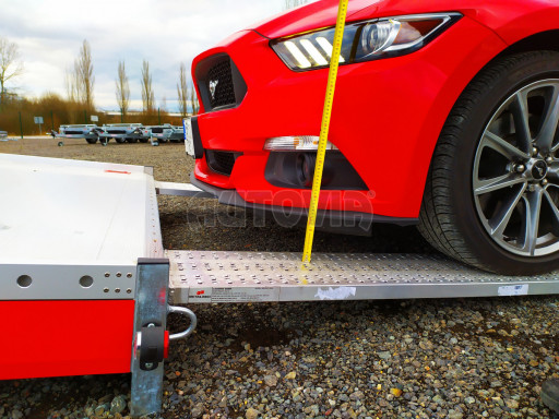 Plato pro převoz velkých vozidel JMB 3,5T B3 5,50x2,09 ALU kola č.72