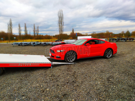 Plato pro převoz velkých vozidel JMB 3,5T B3 5,50x2,09 ALU kola č.73