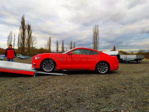 Plato pro převoz velkých vozidel JMB 3,5T B3 5,50x2,09 ALU kola č.74