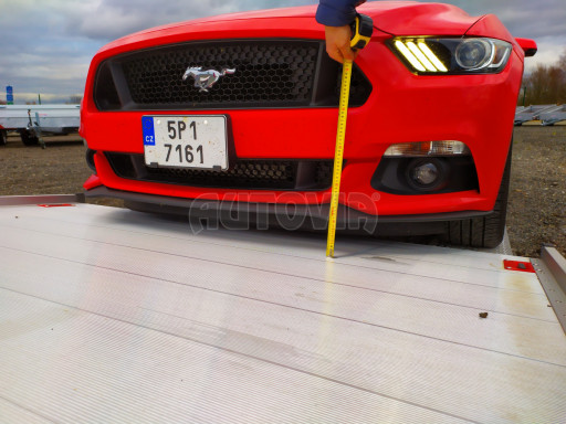 Plato pro převoz velkých vozidel JMB 3,5T B3 5,50x2,09 ALU kola č.75