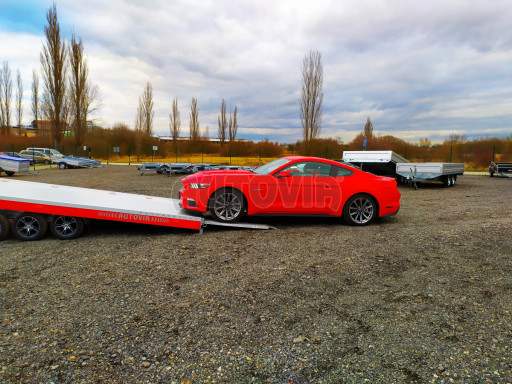 Plato pro převoz velkých vozidel JMB 3,5T B3 5,50x2,09 ALU kola č.77