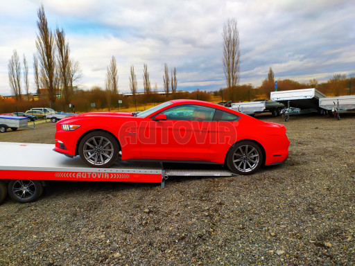 Plato pro převoz velkých vozidel JMB 3,5T B3 5,50x2,09 ALU kola č.82