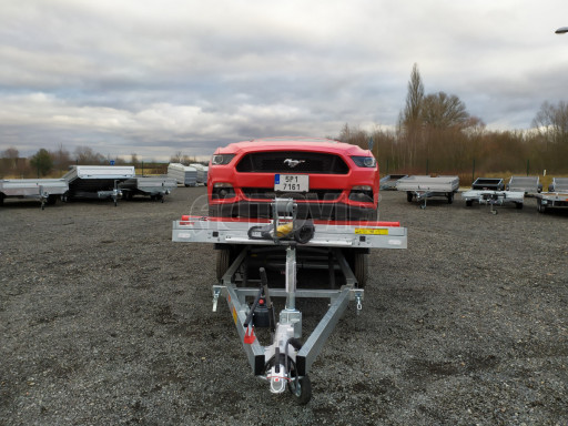 Plato pro převoz velkých vozidel JMB 3,5T B3 5,50x2,09 ALU kola č.94