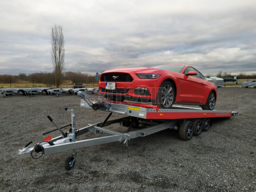 Plato pro převoz velkých vozidel JMB 3,5T B3 5,50x2,09 ALU kola č.95