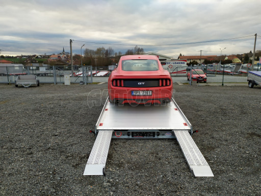 Plato pro převoz velkých vozidel JMB 3,5T B3 5,50x2,09 ALU kola č.98