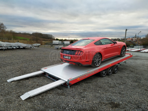 Plato pro převoz velkých vozidel JMB 3,5T B3 5,50x2,09 ALU kola č.99