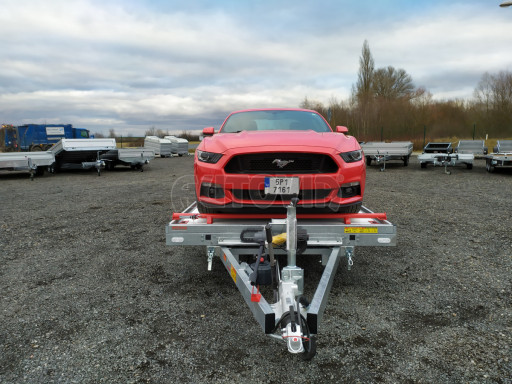 Plato pro převoz velkých vozidel JMB 3,5T B3 5,50x2,09 ALU kola č.102