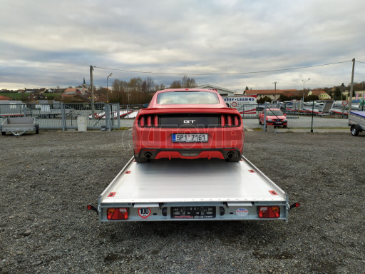 Plato pro převoz velkých vozidel JMB 3,5T B3 5,50x2,09 ALU kola č.106