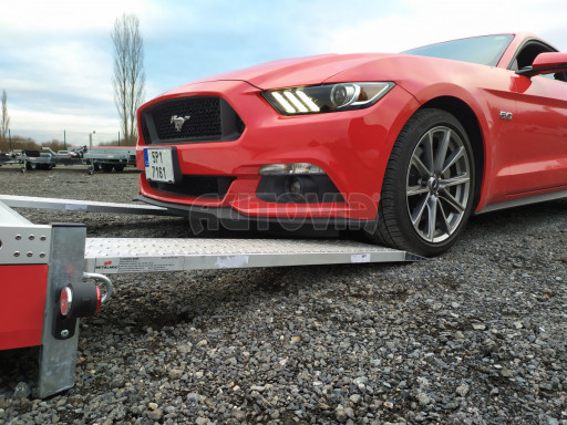 Plato pro převoz velkých vozidel JMB 3,5T B3 5,50x2,09 ALU kola č.115