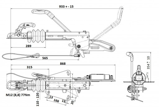 Nájezdová brzda KNOTT KF20-A (GF) č.2