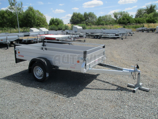 PROFI jednoosý přívěs ZV 26 ALU N1 2,50x1,25/0,35 RE POČ