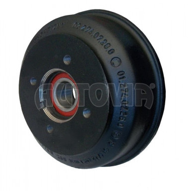 Buben brzdový BPW ECO S2005-7 200x50 (100x4, čep 34mm) včetně ložiska, originál BPW č.1