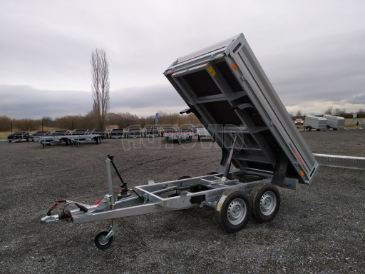 Sklápěcí přívěs KA 2,7T 2,60x1,52/0,35 ruč č.1