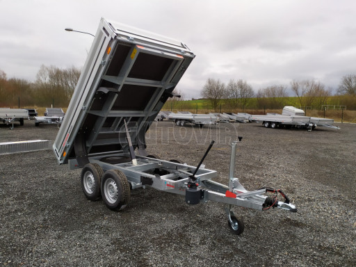 Sklápěcí přívěs KA 2,7T 2,60x1,52/0,35 ruč č.17