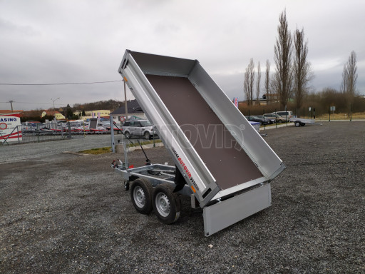 Sklápěcí přívěs KA 2,7T 2,60x1,52/0,35 ruč č.19