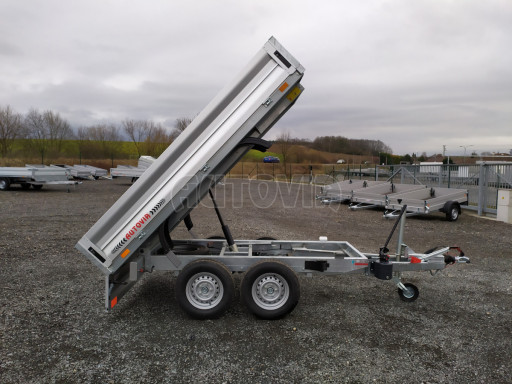 Sklápěcí přívěs KA 2,7T 2,60x1,52/0,35 ruč č.22