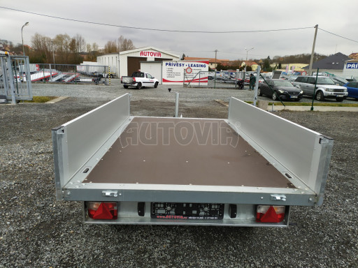 Sklápěcí přívěs KA 2,7T 2,60x1,52/0,35 ruč č.25