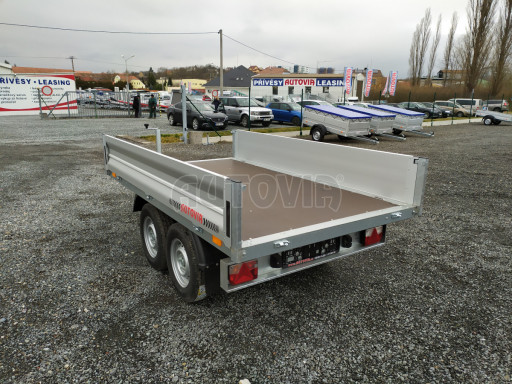 Sklápěcí přívěs KA 2,7T 2,60x1,52/0,35 ruč č.26