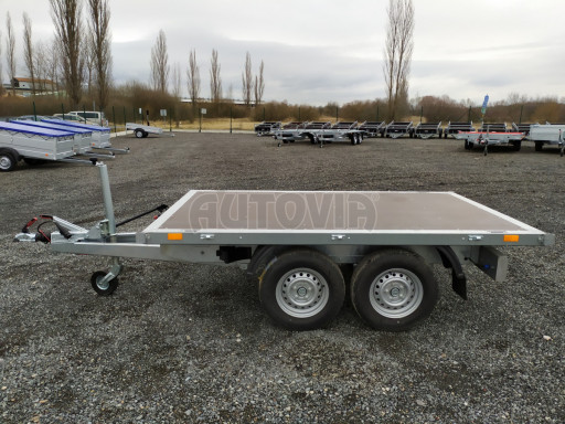 Sklápěcí přívěs KA 2,7T 2,60x1,52/0,35 ruč č.29