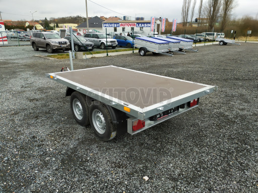 Sklápěcí přívěs KA 2,7T 2,60x1,52/0,35 ruč č.30