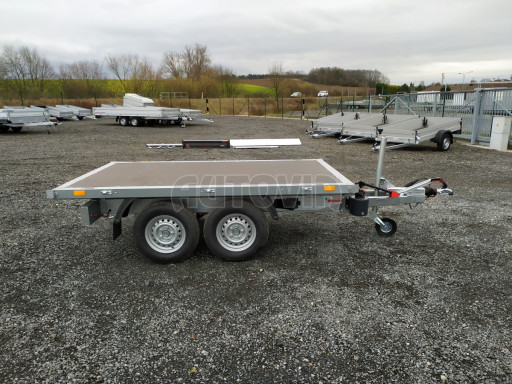 Sklápěcí přívěs KA 2,7T 2,60x1,52/0,35 ruč č.33