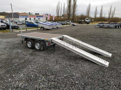 Sklápěcí přívěs KA 2,7T 2,60x1,52/0,35 ruč č.36