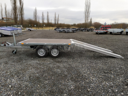 Sklápěcí přívěs KA 2,7T 2,60x1,52/0,35 ruč č.37