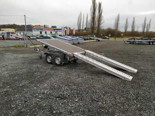Sklápěcí přívěs KA 2,7T 2,60x1,52/0,35 ruč č.40