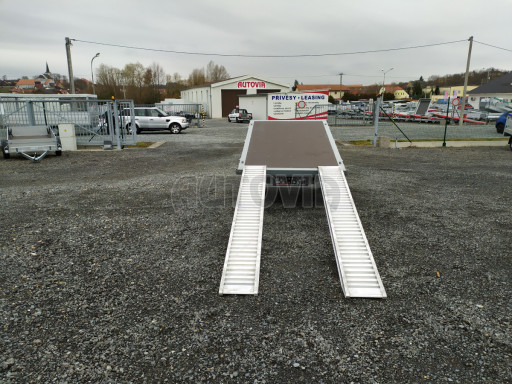 Sklápěcí přívěs KA 2,7T 2,60x1,52/0,35 ruč č.41