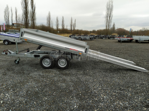 Sklápěcí přívěs KA 2,7T 2,60x1,52/0,35 ruč č.46